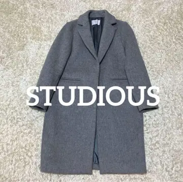 STUDIOUS 그레이 체스터 코트