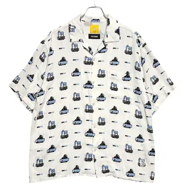 [ 콜라보 올 패턴 레이온 ] 엑스라지 FR2 오픈 셔츠 반팔