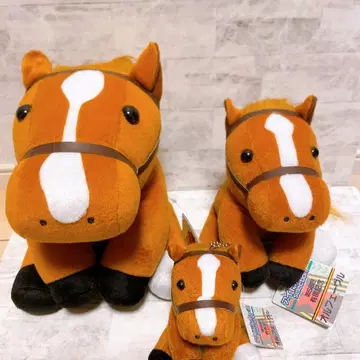 경마 봉제 인형 아리마 기념 오르페브르 아이돌 호스 3체 세트
