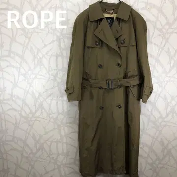 로페 ROPE 올리브 트렌치코트 벨트 포함 이탈리아 원단 일본제 R