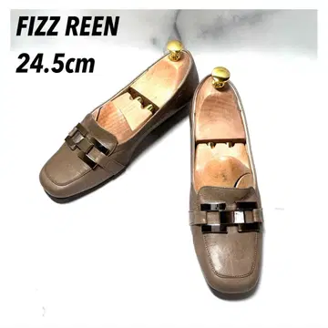 [ 중고품 ] 피즈린 비트 로퍼 로우힐 스퀘어토 24.5