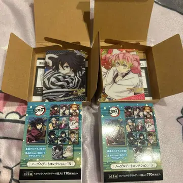 귀멸의 칼날 노블 아트 컬렉션 B 이쿠로 오바나이 칸로지 미츠리 세트