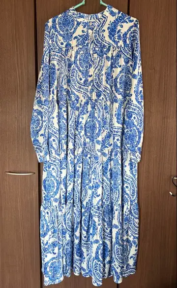 [ 새상품급 ] 마냐나스 엘 테레사 다마스크 프린트 티어드 원피스