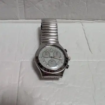 swatch irony 스와치 아이러니 쿼츠 손목시계 실버