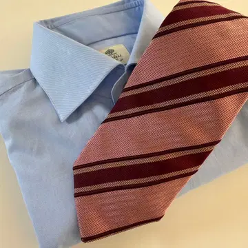 Ermenegildo Zegna 실크 넥타이 이탈리아제 새상품급 자카드