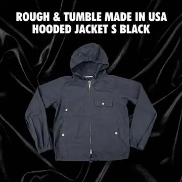 133 러프 앤 텀블 USA 후디드 자켓 S 블랙
