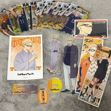 하이큐!! 츠키시마 케이 아크릴 스탠드 카드 스티커