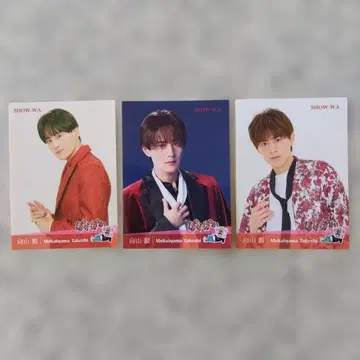 SHOW-WA 무카이야마 타케시 포카포카 스티커 3장 세트 타케짱