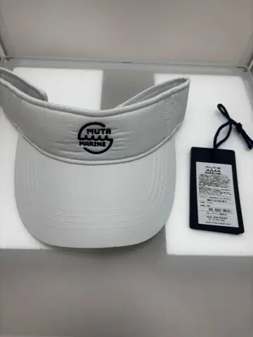 MUTA MARINE 화이트 바이저