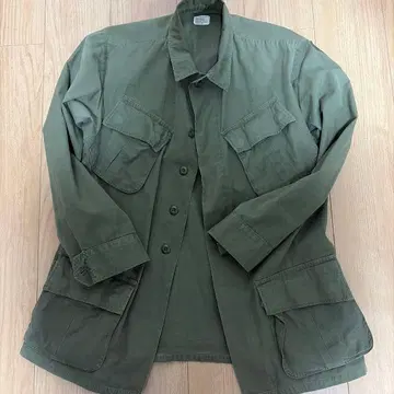 '70 USARMY 정글 퍼티그 셔츠 5th S-R