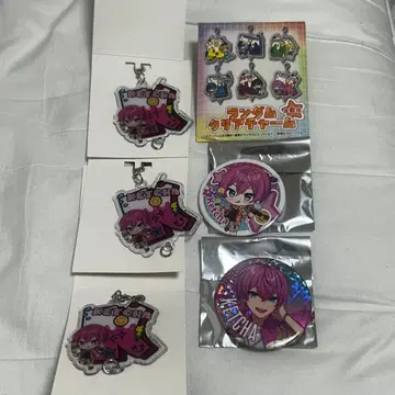 앰프턱컬러스 케차 클리어 참 캔 배지