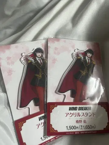 WIND BREAKER 아크릴 스탠드 우메노 스케 2개 세트