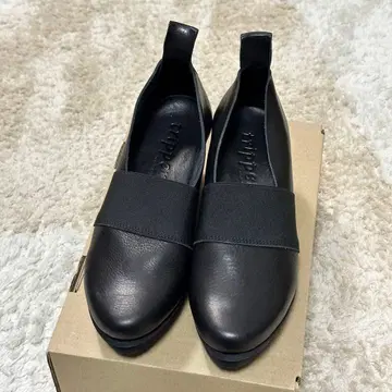 [ 미사용 새상품 ] trippen 트리픈 bargeeblack 38