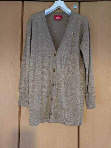 비비안 웨스트우드 긴팔 V넥 롱 가디건