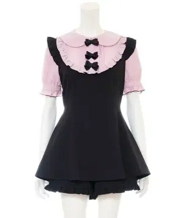 Secret Honey 리본 프릴 레이어드 스타일 셋업