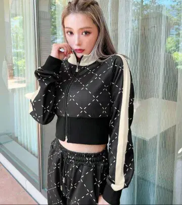 Rady 사이드 라인 셋업 블랙 베이지 블랙 레이디 저지 M