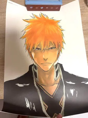쿠로사키 이치고 BLEACH 포스터 A3 사이즈 점프샵 JF 레어