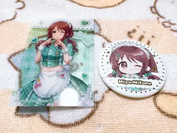 아이돌 마스터 신데렐라 걸스 스이파라 미후네 미유 클리어 카드 캔뱃지