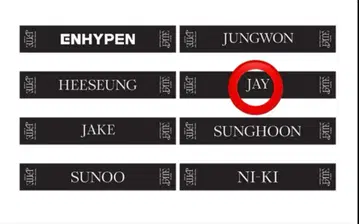 ENHYPEN FATE 슬로건 타월 제이