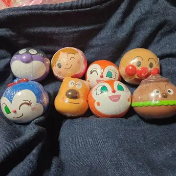 호빵맨 캡슐 토이 8체 세트