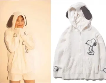 젤라피케 SNOOPY GELATO PIQUE 자카드 후드티