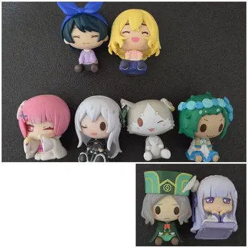 애니메이션 캐릭터 피규어 가챠가챠 8개 세트 REzero