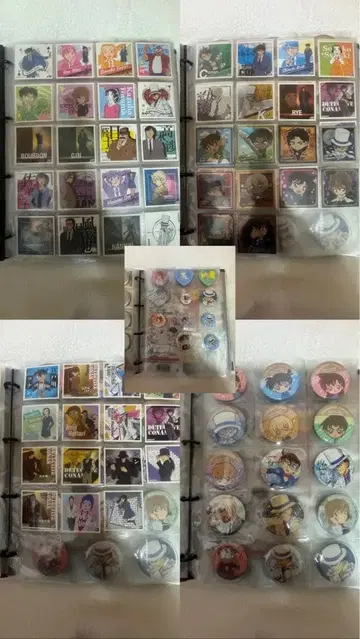 명탐정 코난 씰, 캔뱃지류 묶음 판매