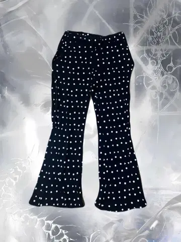 IKUMI 마루산카쿠시카쿠 롱 플레어 팬츠