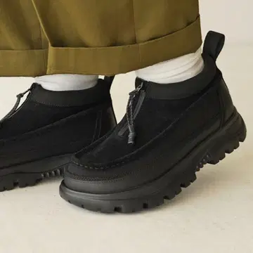 [ 새상품급 ] SHAKA 지퍼 모카신 부티 부츠 블랙 25cm