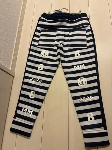 무타 마린 스트라이프 팬츠