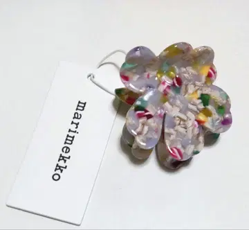 마리메꼬 Marimekko 우니코 헤어 클립 S 라일락 x 화이트