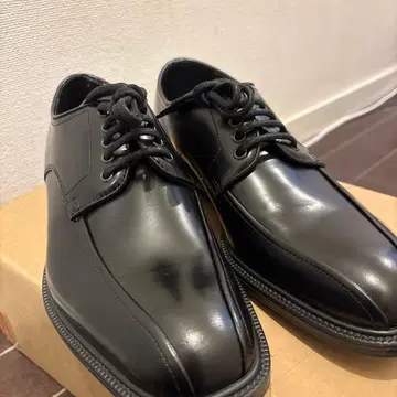 Hawkins 블랙 가죽 신발 사용설명서 포함