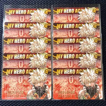 나의 히어로 아카데미아 바쿠고 카츠키 점프샵 생일 컬렉션 카드