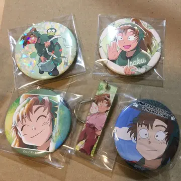 젠포지 이사쿠 캔뱃지 아크릴 키링 5종 세트