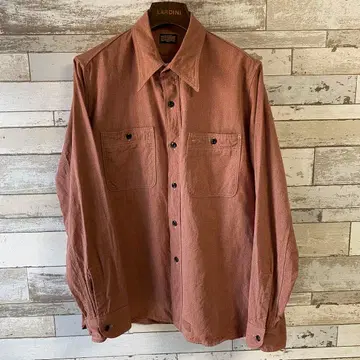 BELAFONTE 샴브레이 셔츠 트리플 스티치 sizeM 일본제