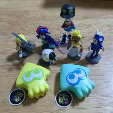 가챠가챠 스프라툰 액션 피규어 8개 세트