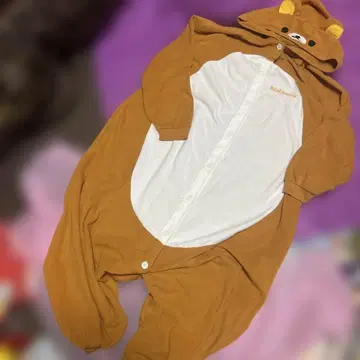 산엑스 리락쿠마 인형옷 룸웨어 성인용 나이트 웨어