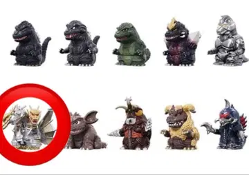 고질라 소프트 비닐 퍼펫 마스코트 3 메카 킹 기도라