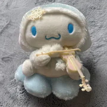 산리오 시나모롤 파이버 인형 바이올린 박스 포함 레어템