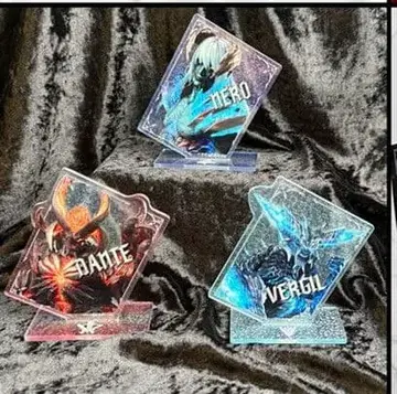 3종 아크릴 스탠드 메탈릭 컬렉션 캡콤 스토어 데빌 메이 크라이