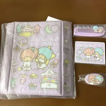 산리오 키키라라 고르고 꾸미기 세트 도서형 거울 빗 헤어 클립