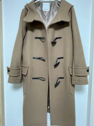 BABYLONE 베이지 더플 코트