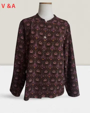 V&A Museum London 도쿄 블라우스 긴팔 블라우스 희귀 M