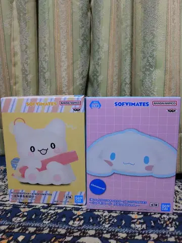 반다이 SOFIMATES 시나모롤과 하나마루 유령 피규어 세트