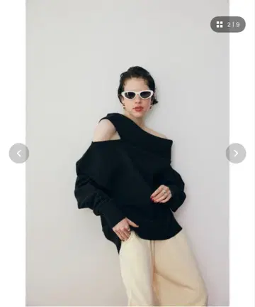 HeRIN.CYE 오프숄더 니트