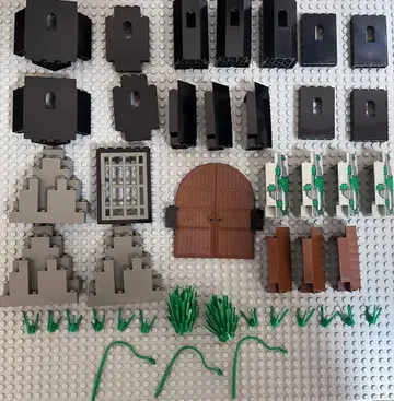 레고 정품 성 시리즈 성벽 묶음 판매 남해의 용사 올드 레고