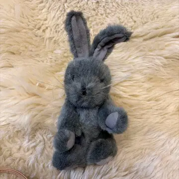 그레이 토끼 봉제 인형 헤이세이 레트로