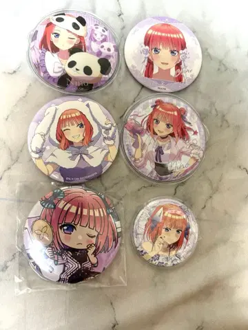 5등분의 신부 나카노 니노 캔뱃지 세트