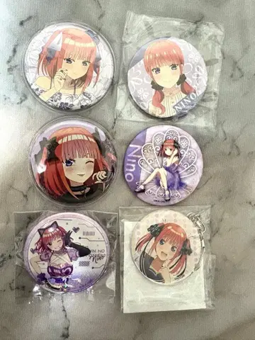 5등분의 신부 나카노 니노 아크릴 키링, 캔뱃지 세트