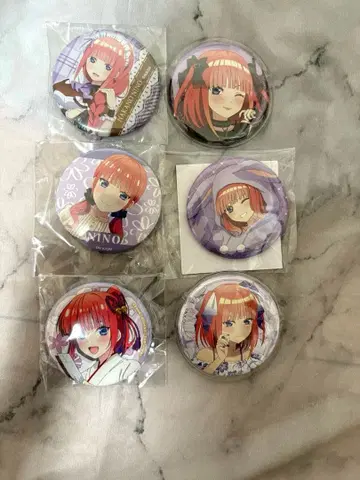 5등분의 신부 나카노 니노 캔뱃지 세트